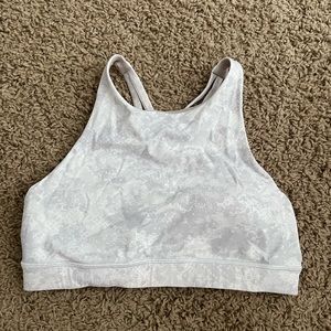 high neck lulu sports bra